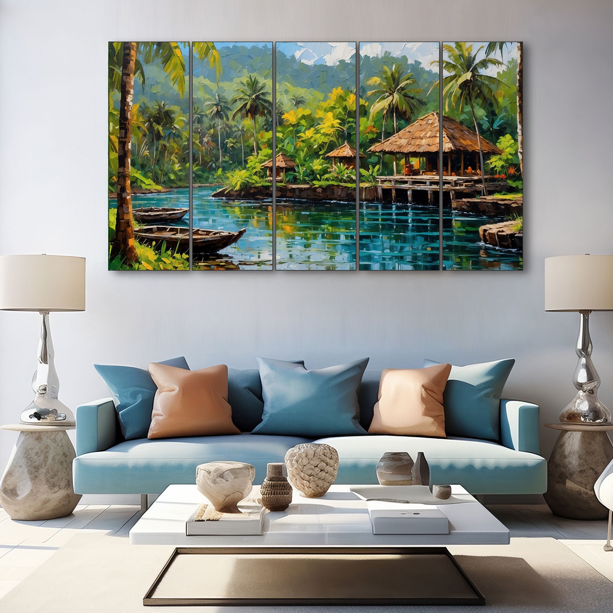 Nature Painting with frame Big Size Wall Art for living room,Bedroom,Drawing room,Hotels
