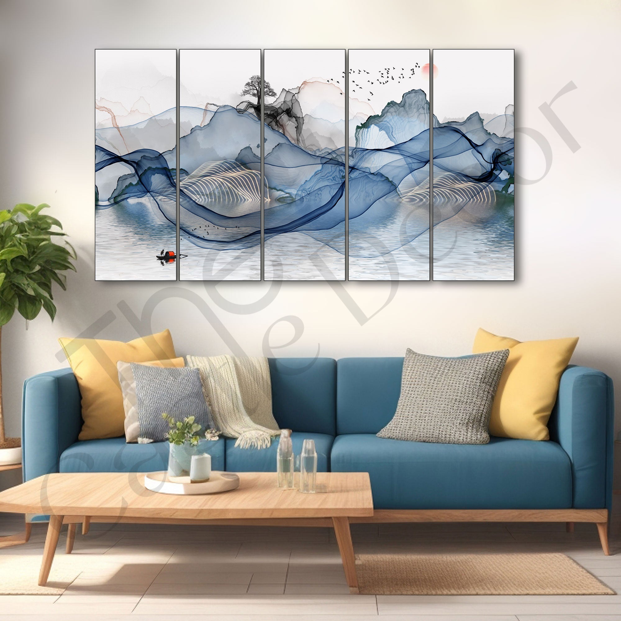 Nature Painting with frame Big Size Wall Art for living room,Bedroom,Drawing room,Hotels