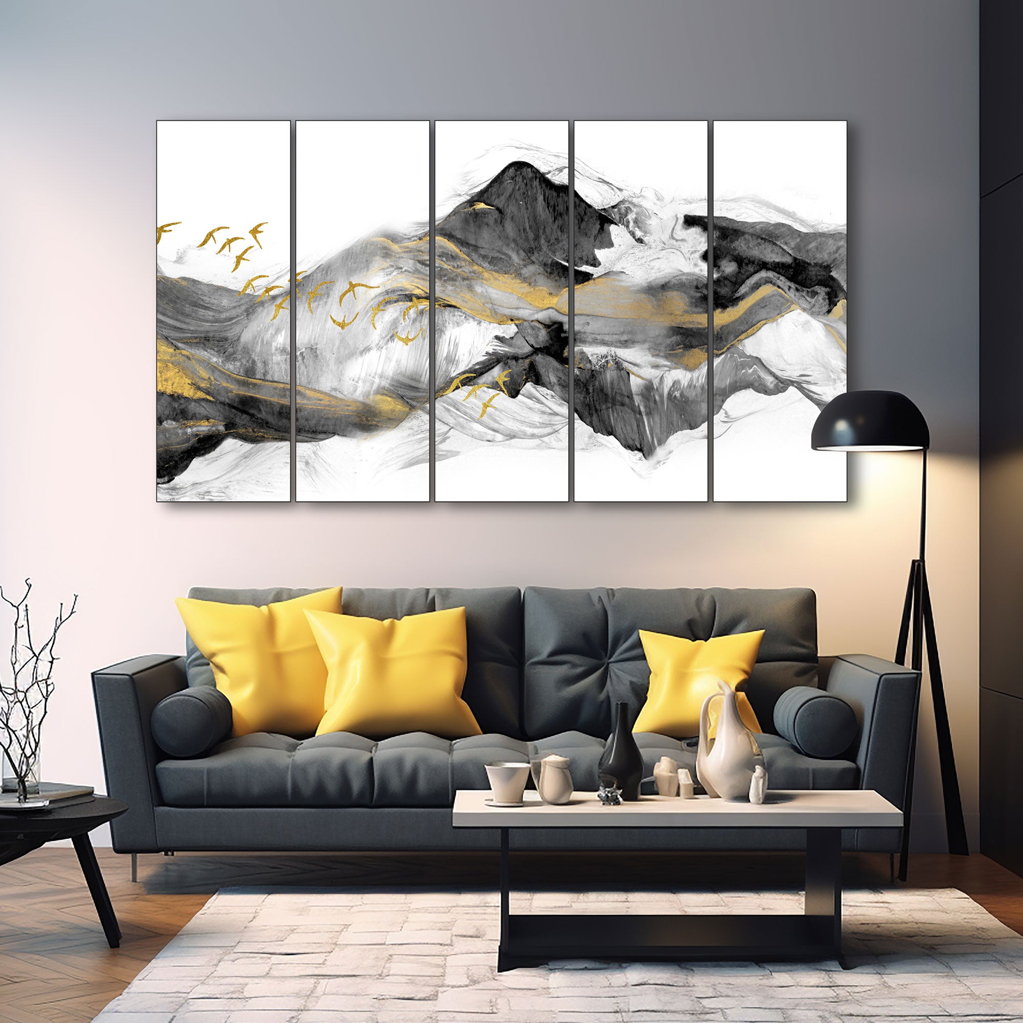 Nature Painting with frame Big Size Wall Art for living room,Bedroom,Drawing room,Hotels