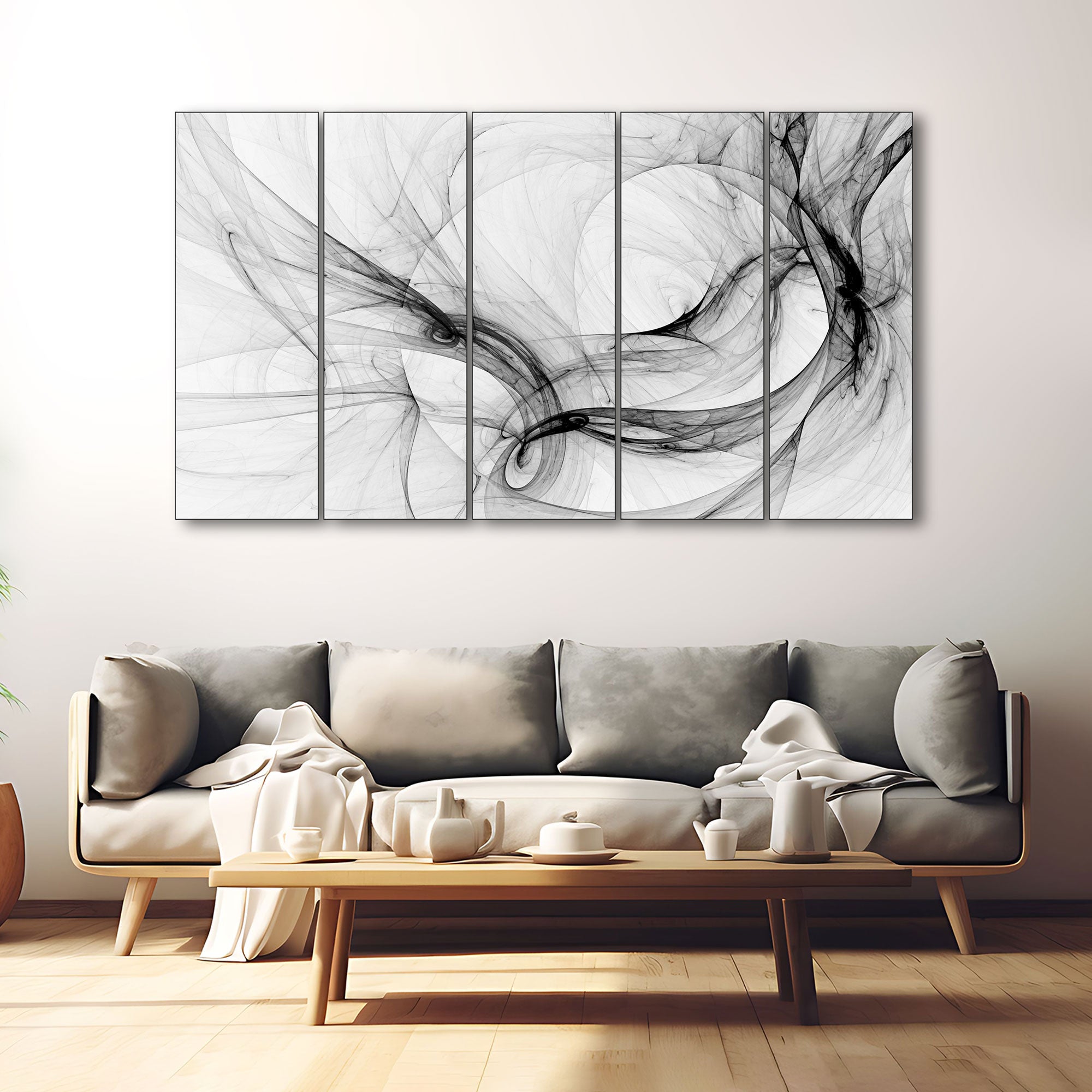 Abstract Painting with frame Big Size Wall Art for living room,Bedroom,Drawing room,Hotels
