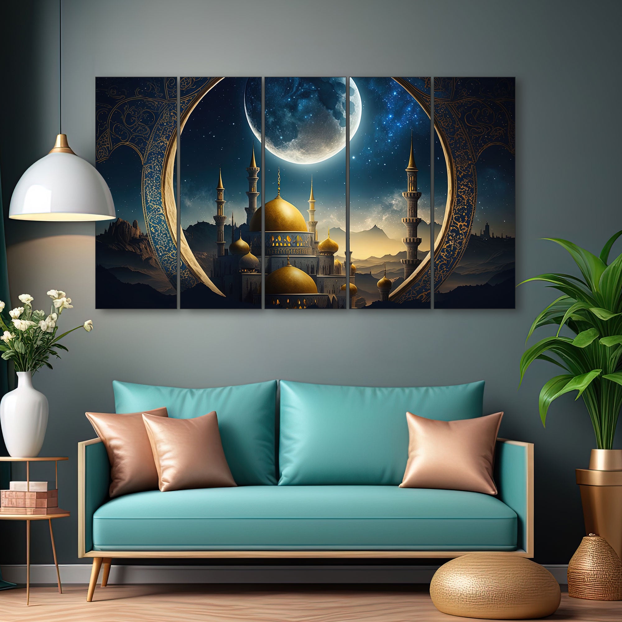 Islamic Painting with frame Big Size Wall Art for living room,Bedroom,Drawing room,Hotels