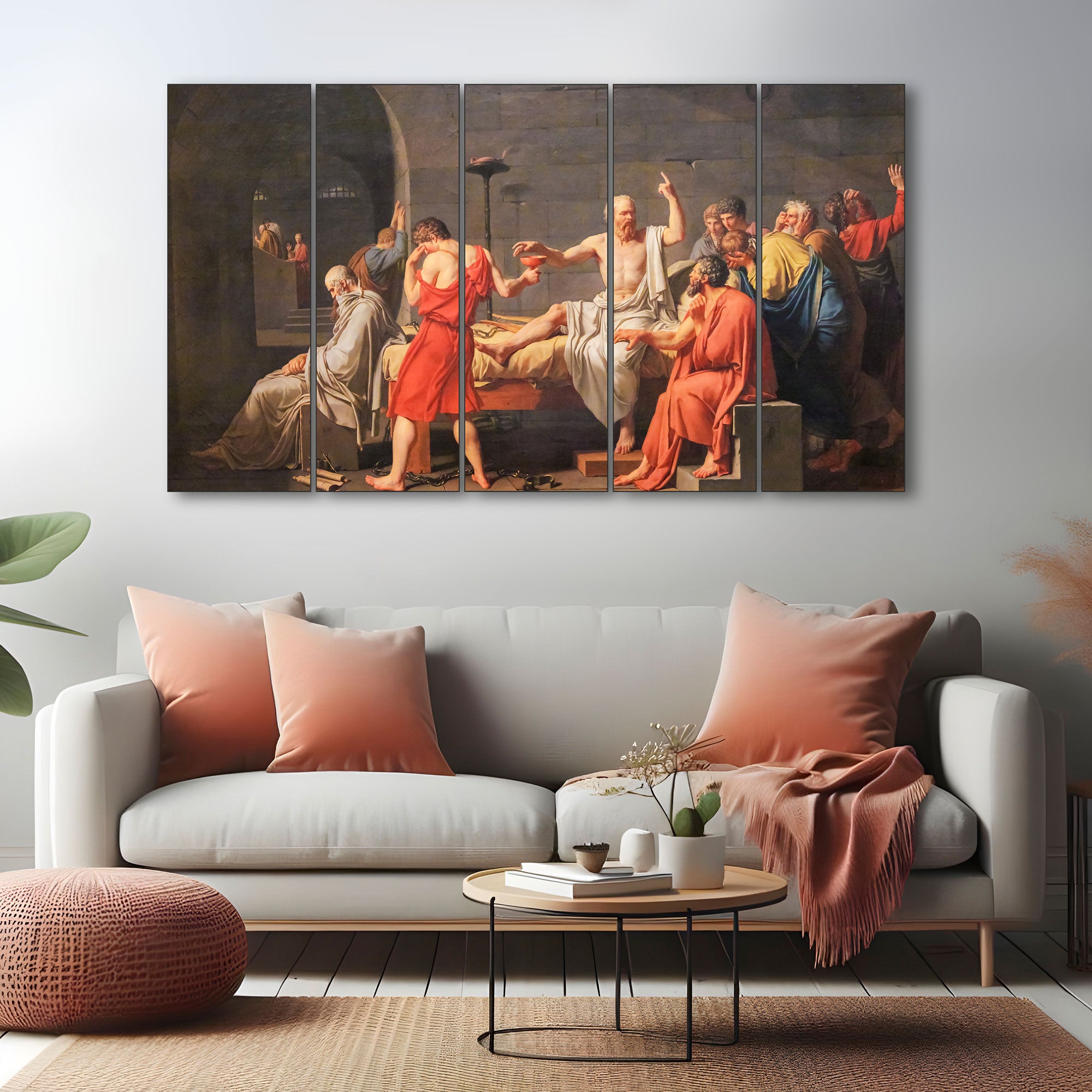 Greek Art Painting with frame Big Size Wall Art for living room,Bedroom,Drawing room,Hotels