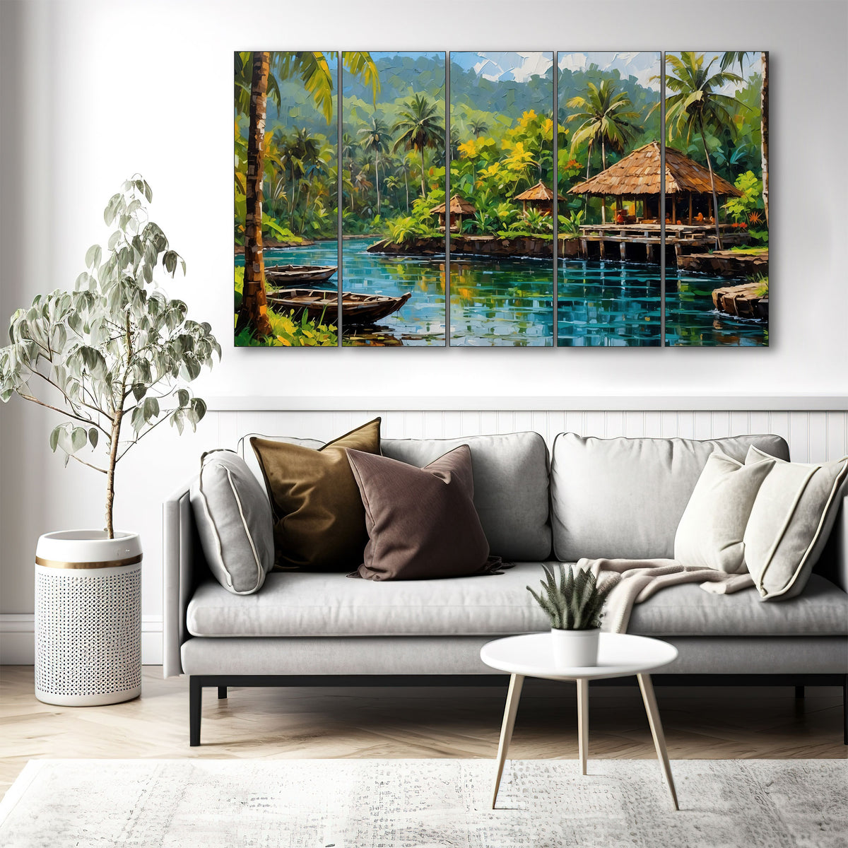 Nature Painting with frame Big Size Wall Art for living room,Bedroom,Drawing room,Hotels