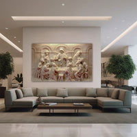 Last Supper Jesus Christ Canvas painting Big Size Wall Art for living room,Bedroom,Drawing room,Hotels