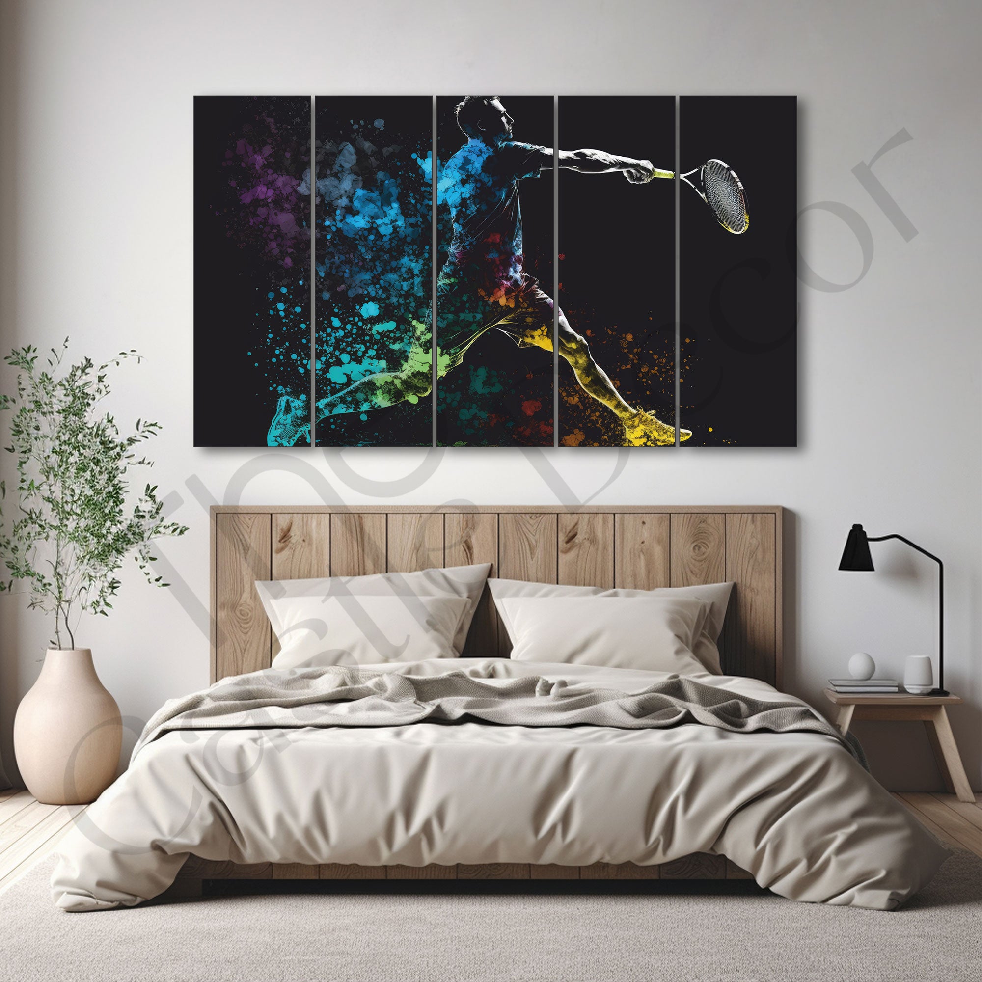 Sports Painting with frame Big Size Wall Art for living room,Bedroom,Drawing room,Hotels
