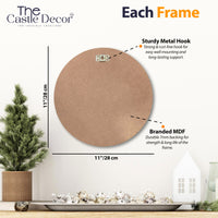 Ramayan Wall Plates – Set of 9 | Decorative Wall Art & Showpiece for Home | Spiritual Wall Decor for Living Room & Pooja Room | Gift for All