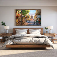 Cafe paris Canvas painting Big Size Wall Art for living room,Bedroom,Drawing room,Hotels