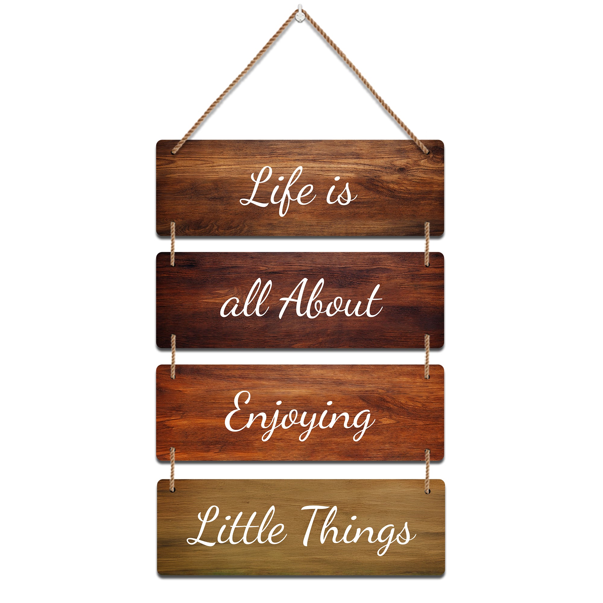 The Castle Decor Motivational Hanging Wall Decor | Positive Quotes Wooden MDF Wall Plates | Home Office Wall Art for Study, Living Room (12x19 Inches)