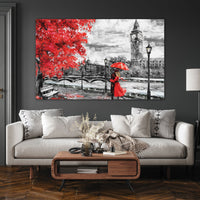 Feeby London Canvas painting Big Size Wall Art for living room,Bedroom,Drawing room,Hotels