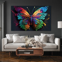 Abstract butterfly Canvas painting Big Size Wall Art for living room,Bedroom,Drawing room,Hotels