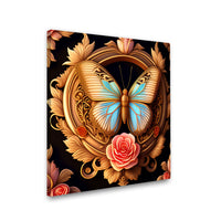 Golden butterfly painting with frame Big Size Wall Art for living room,Bedroom,Drawing room,Hotels